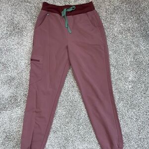 Mineral mauve FIGS scrub pants